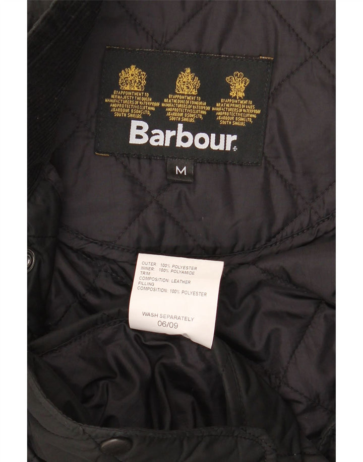 Jachetă matlasată pentru bărbați Barbour UK 38 Poliester mediu negru