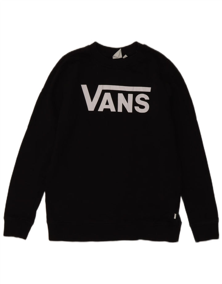 Pulover cu grafic pentru femei Vans UK 10 Bumbac negru mic