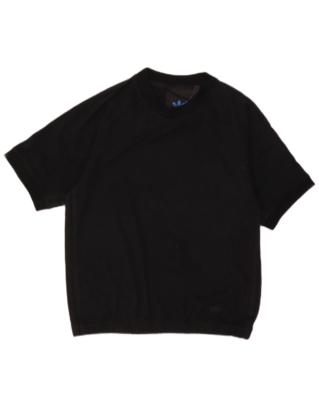 Hanorac pentru bărbați Adidas cu mânecă scurtă Jumper mic, negru, bumbac