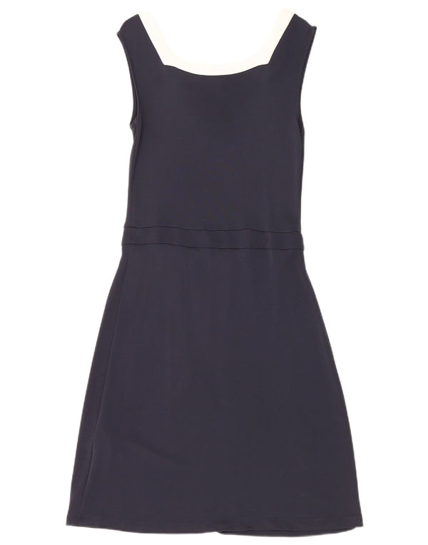 Max & Co. Rochie A-Line fără mâneci pentru femei UK 8 Small Bleumarin Viscoză