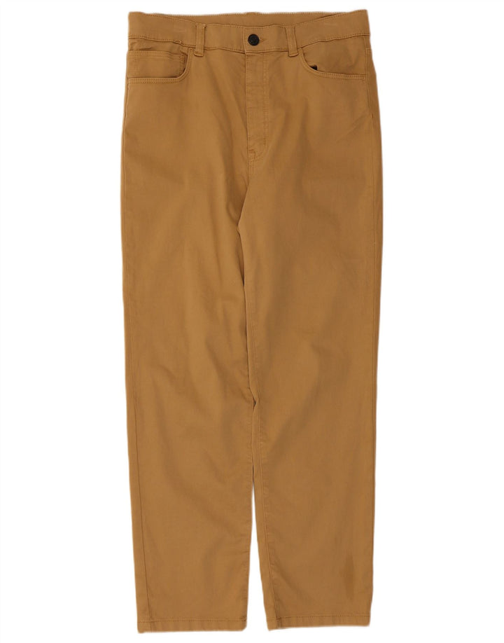 Massimo Dutti Pantaloni Drepți Casual Femei EU 40 Mediu L30 L26 Bej