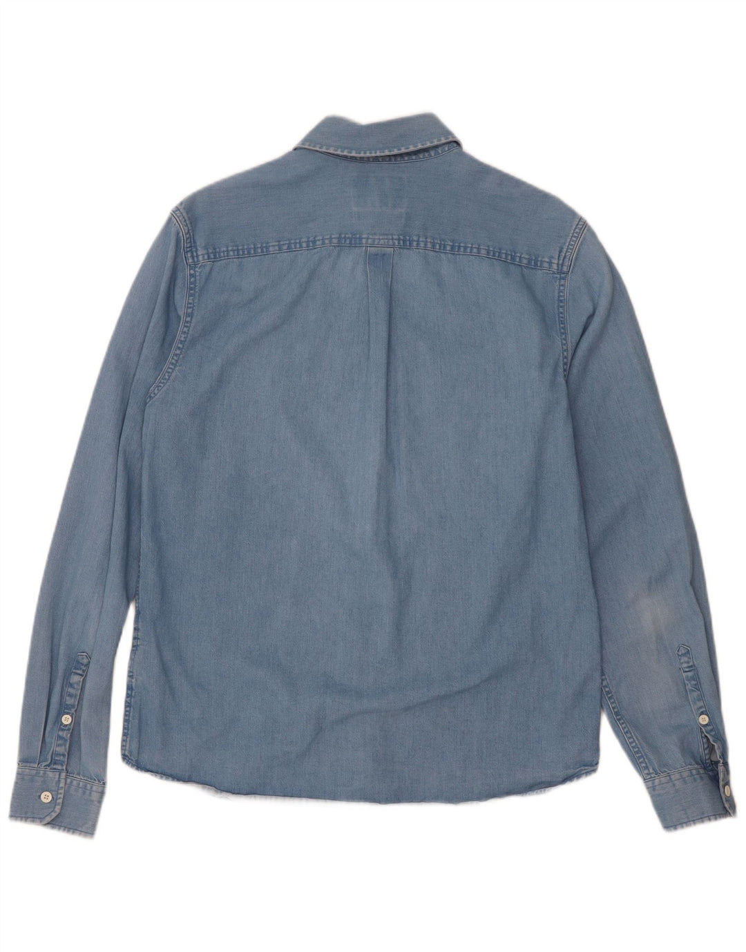 Cămașă de denim pentru bărbați Calvin Klein Jeans, bumbac albastru mediu