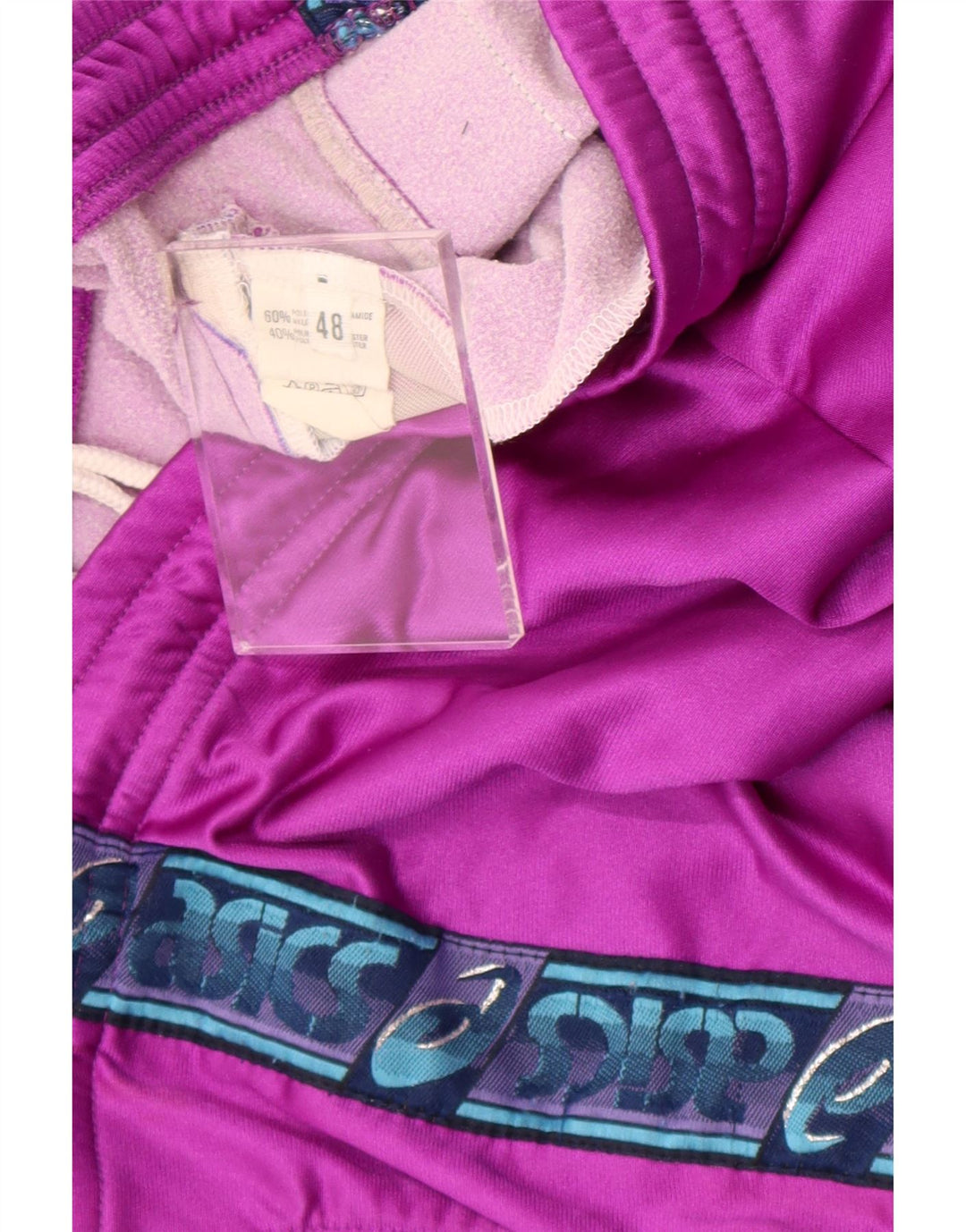 Pantaloni de trening grafic Asics pentru femei IT 48 XL Violet Poliamidă