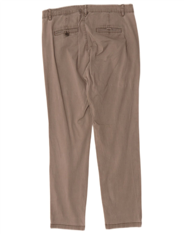 Pantaloni chino drepti pentru femei Benetton W30 L27 gri
