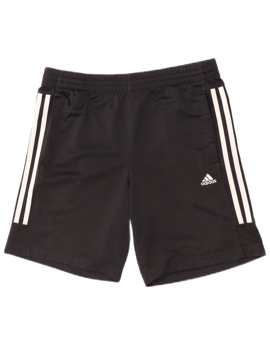 Pantaloni scurți sport adidas băieți 13-14 ani poliester negru