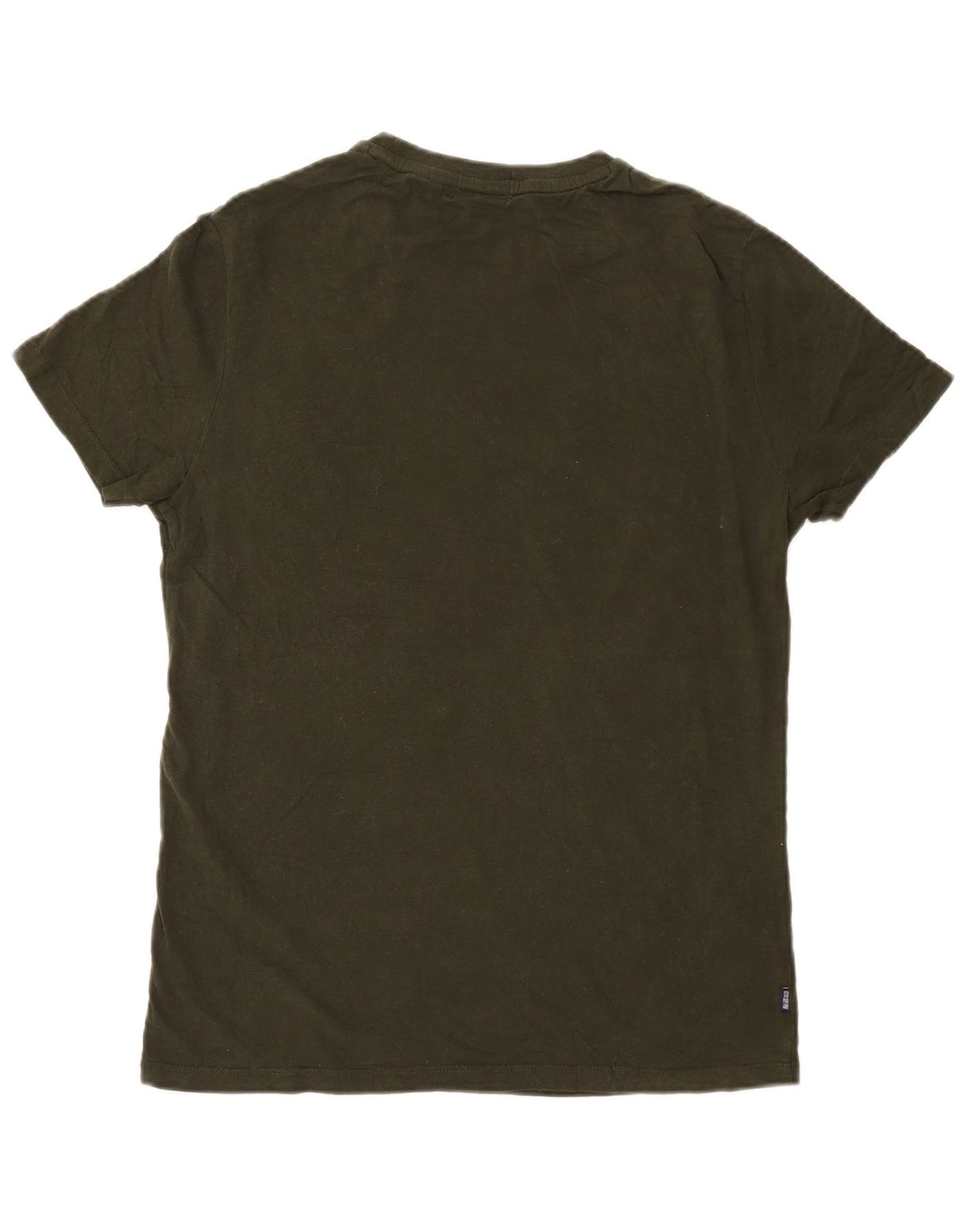 Tricou Superdry pentru bărbați Top din bumbac verde mediu