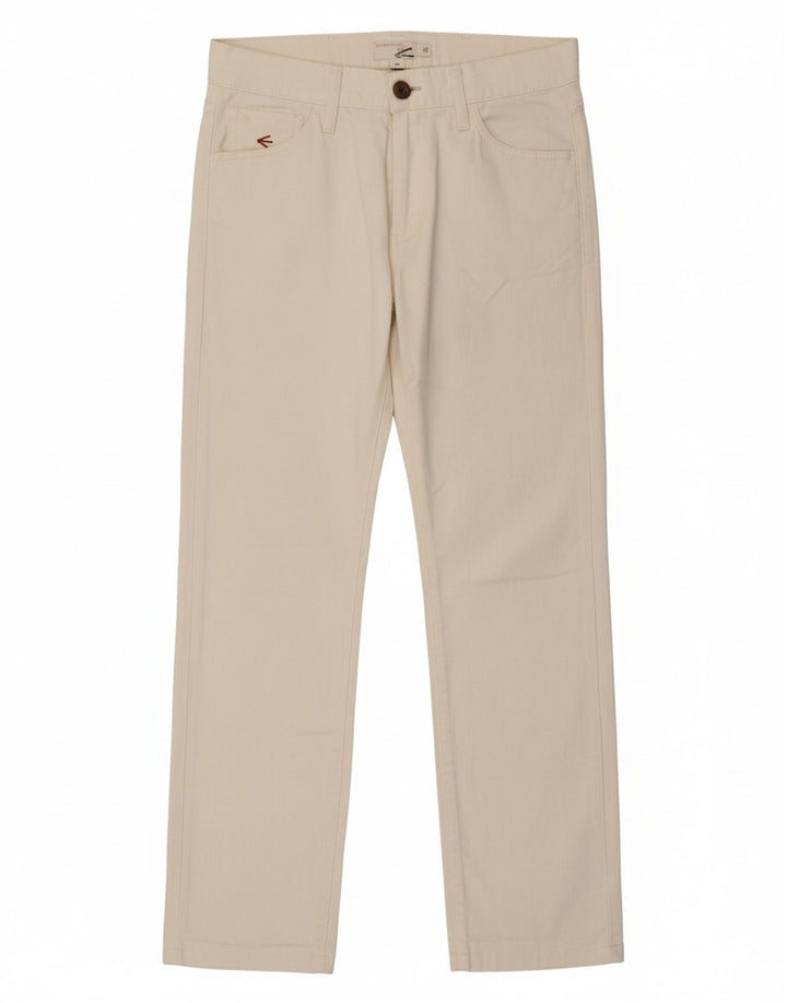 ENERGIE Womens Straight Jeans W29 L29 White Cotton