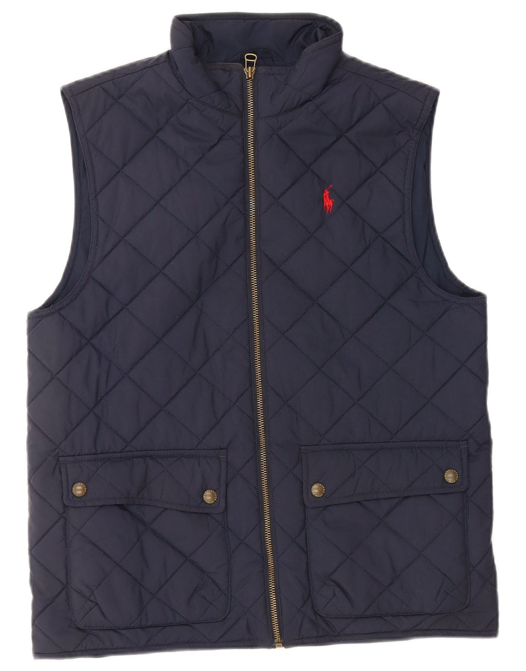 Gilet matlasat Polo Ralph Lauren pentru băieți, 14-15 ani, mare, poliester, albastru