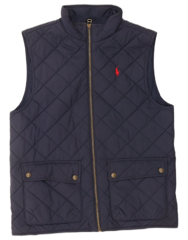 Gilet matlasat Polo Ralph Lauren pentru băieți, 14-15 ani, mare, poliester, albastru