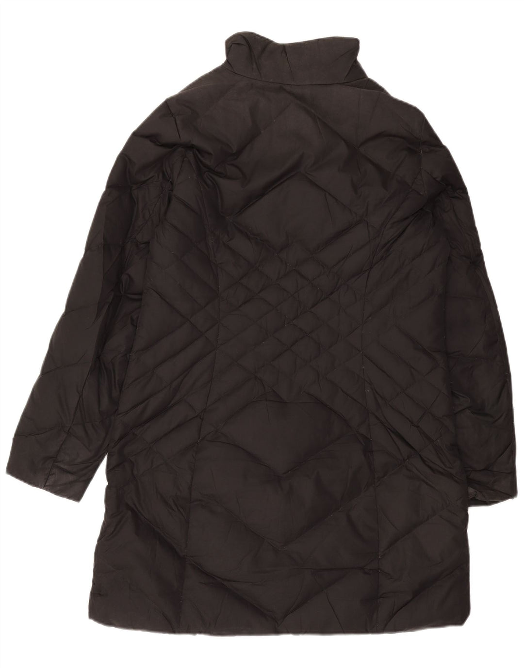 EDDIE BAUER Palton căptușit pentru femei UK 14 Poliester mediu negru