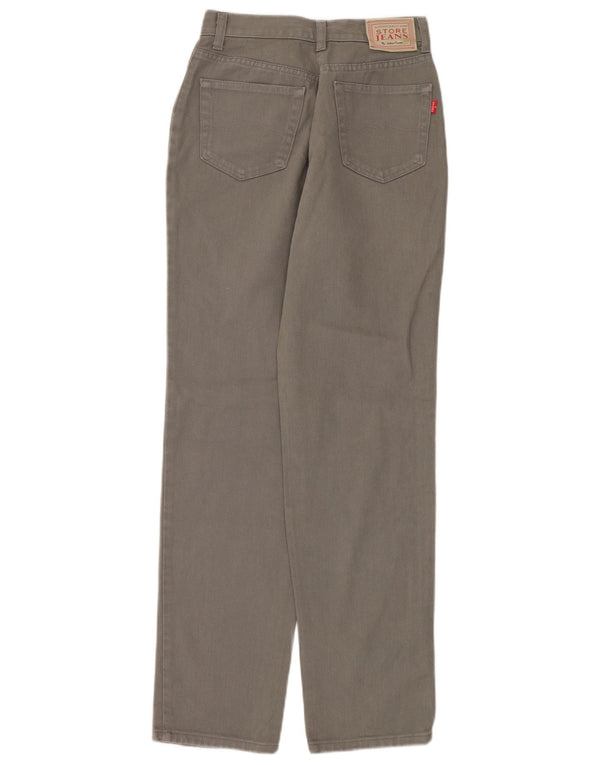 Oviesse Blugi conici pentru femei cu talie înaltă IT 42 Medium W26 L30 bumbac gri