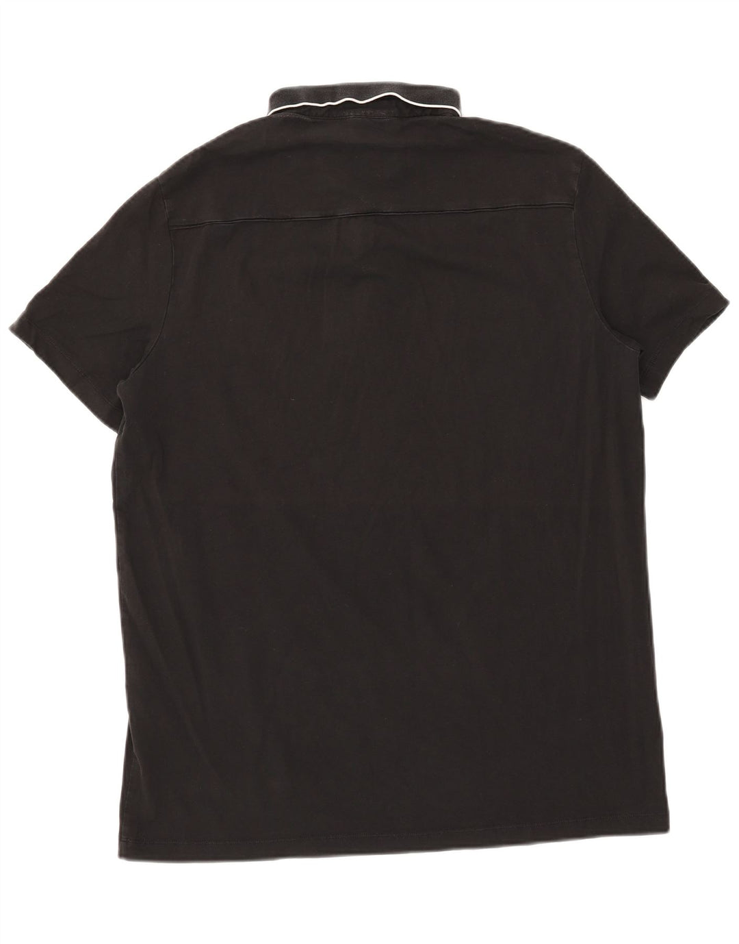 ARMANI EXCHANGE Tricou Polo XL Bumbac Negru