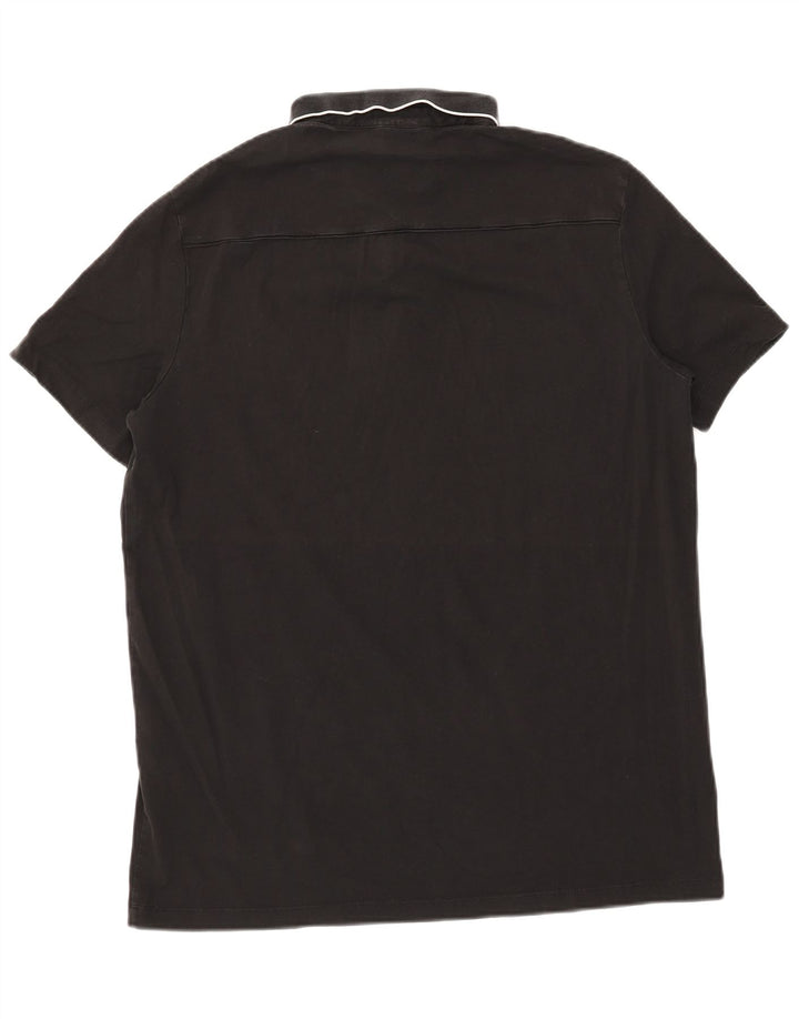 ARMANI EXCHANGE Tricou Polo XL Bumbac Negru