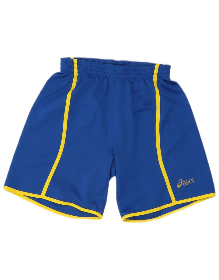 Pantaloni scurți sport Asics pentru bărbați, mari, albastru, poliester color bloc