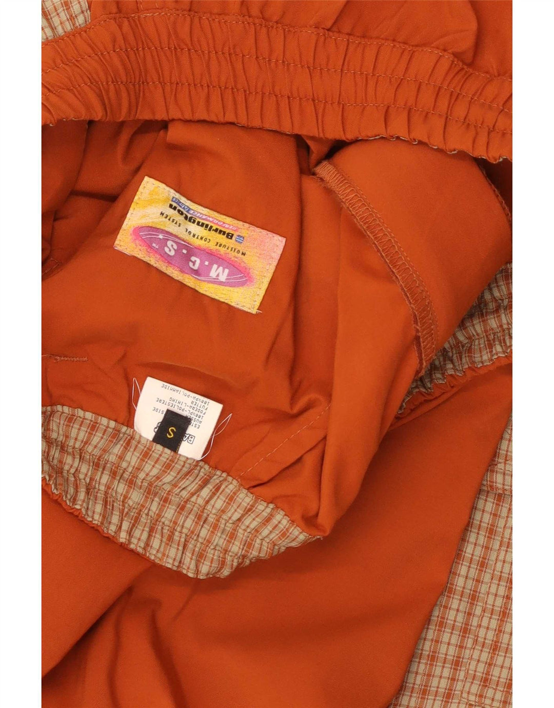 Bailo Pantaloni de trening cargo pentru bărbați, portocaliu mic, poliester color block
