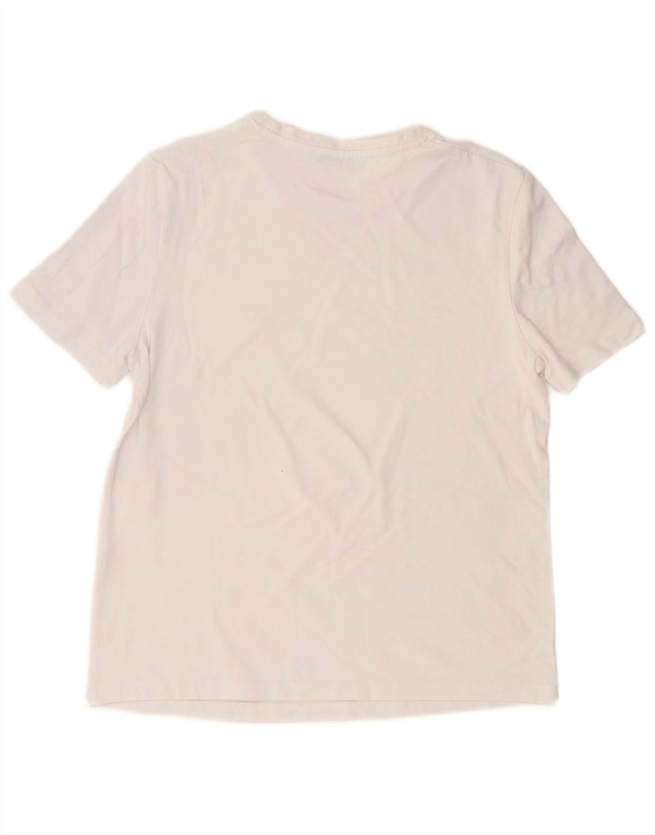 Tricou pentru femei Zara UK 14 Bumbac alb mediu