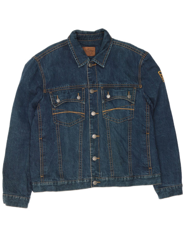 Jachetă de blugi pentru bărbați Tom Tailor UK 44 2XL Bumbac albastru