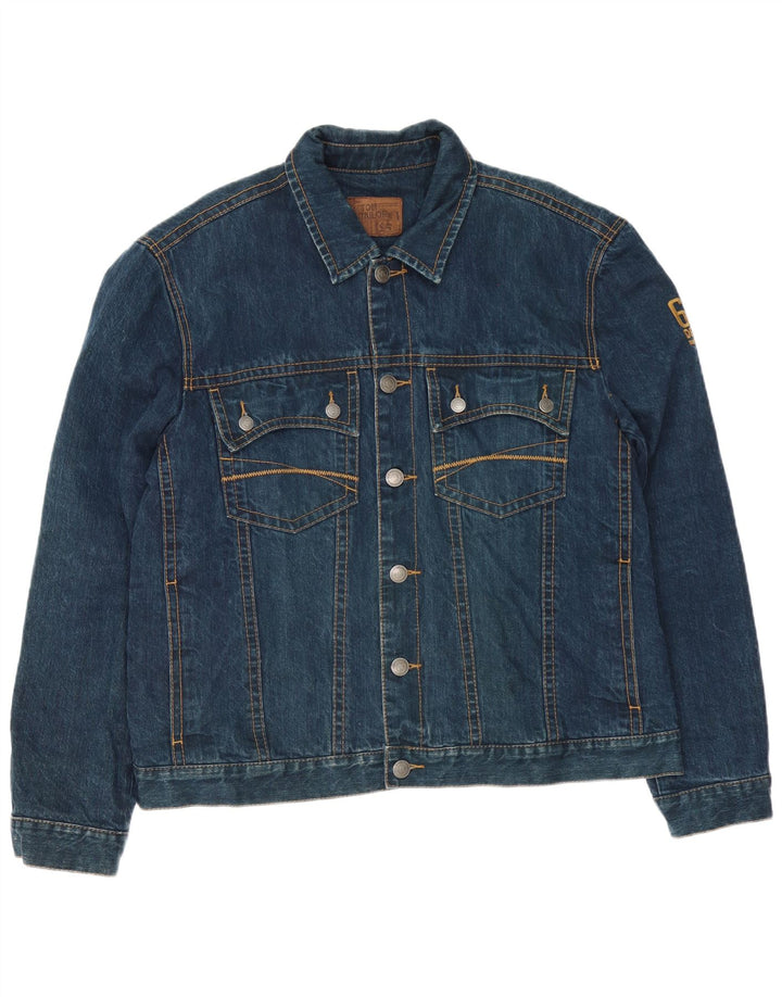 Jachetă de blugi pentru bărbați Tom Tailor UK 44 2XL Bumbac albastru