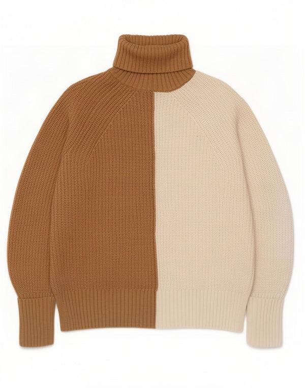 Pulover pentru femei Marks & Spencer cu gât rulat, UK 10 Mic Bej