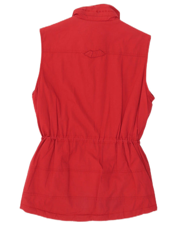 Gilet Vintage pentru femei UK 10 Small Red