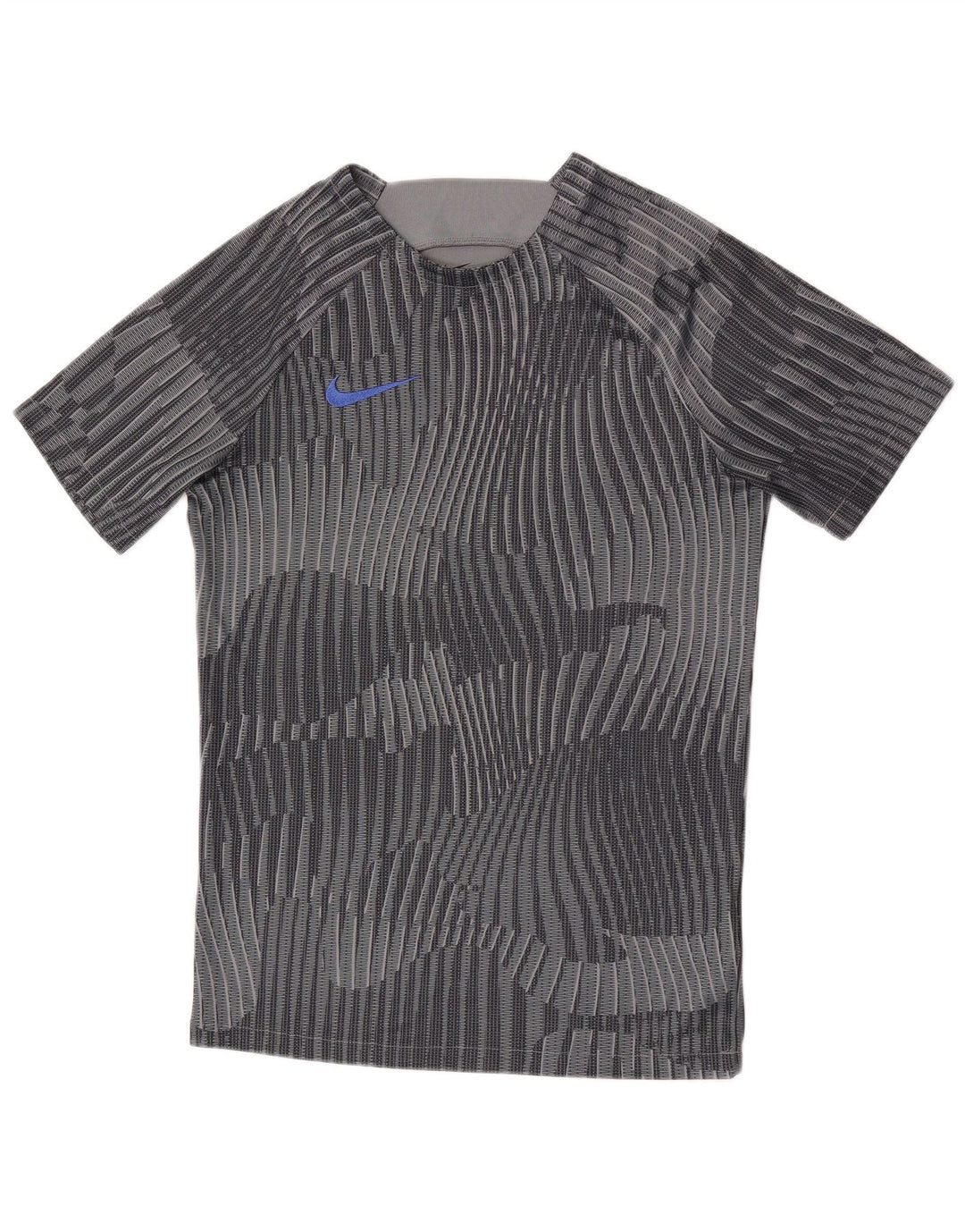 Tricou grafic Nike Dri Fit pentru bărbați Top mic, gri, camuflaj, poliester