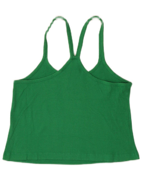 Zara Womens Crop Cami Top UK 18 XL Green