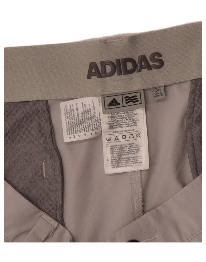 Pantaloni scurți chino pentru bărbați ADIDAS W36 Poliester mare gri