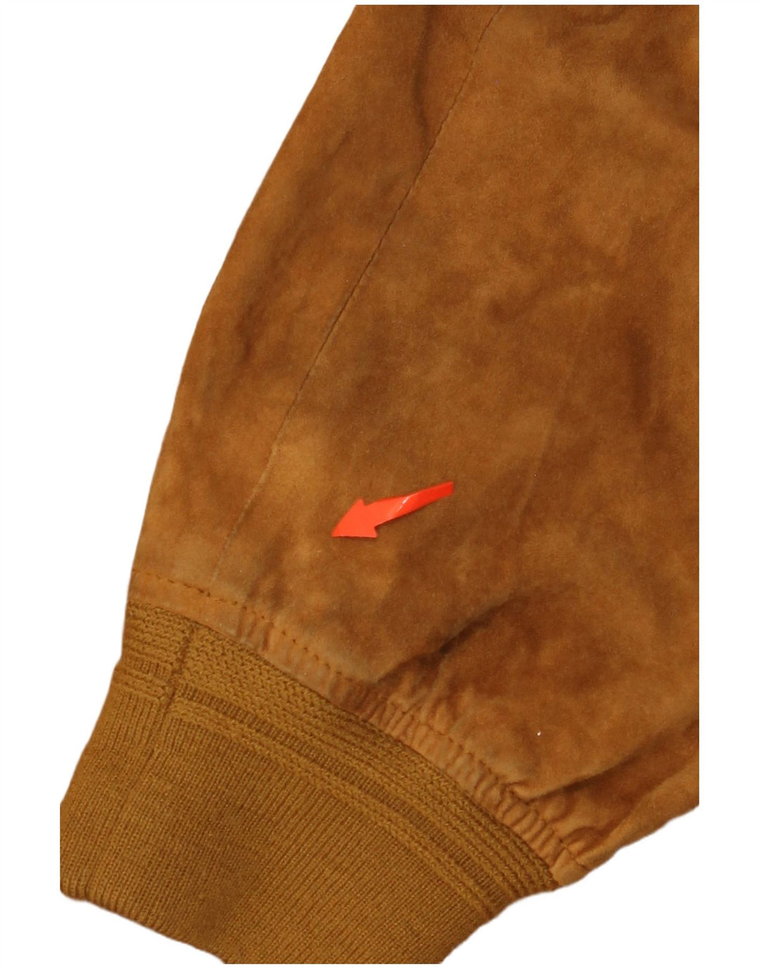 VINTAGE Jachetă Bomber de piele intoarsa pentru barbati IT 50 mare maro din piele