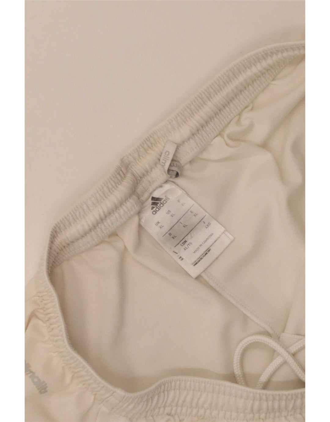 Pantaloni scurți sport pentru bărbați Adidas Climalite XL poliester alb