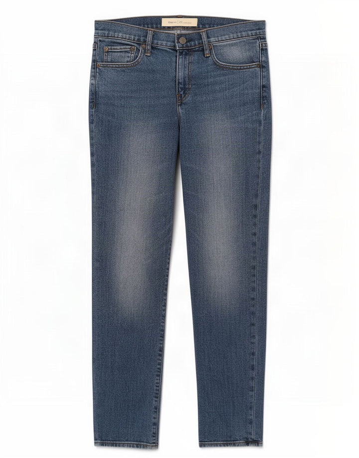 Blugi drepti pentru femei Gap W28 L29 Bumbac albastru