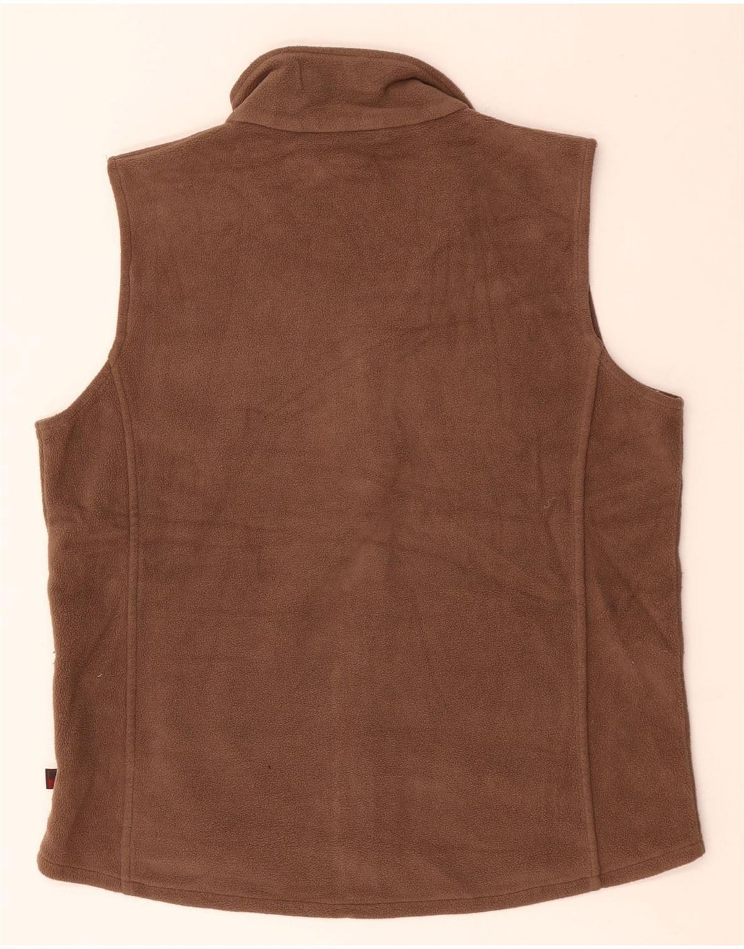 WOOLRICH Gilet polar pentru femei UK 14 Poliester maro mediu