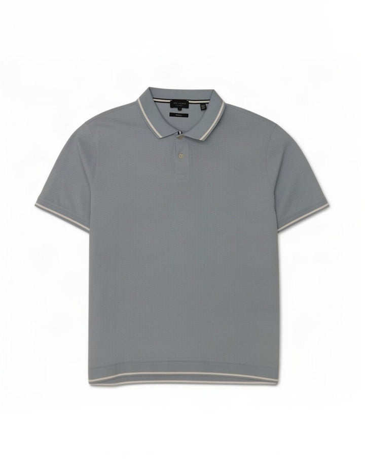 Tricou polo regulat pentru bărbați Ted Baker Mărimea 5 XL Bumbac albastru