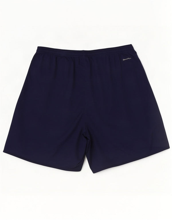 Pantaloni scurți sport pentru bărbați Adidas Climalite XL bleumarin poliester