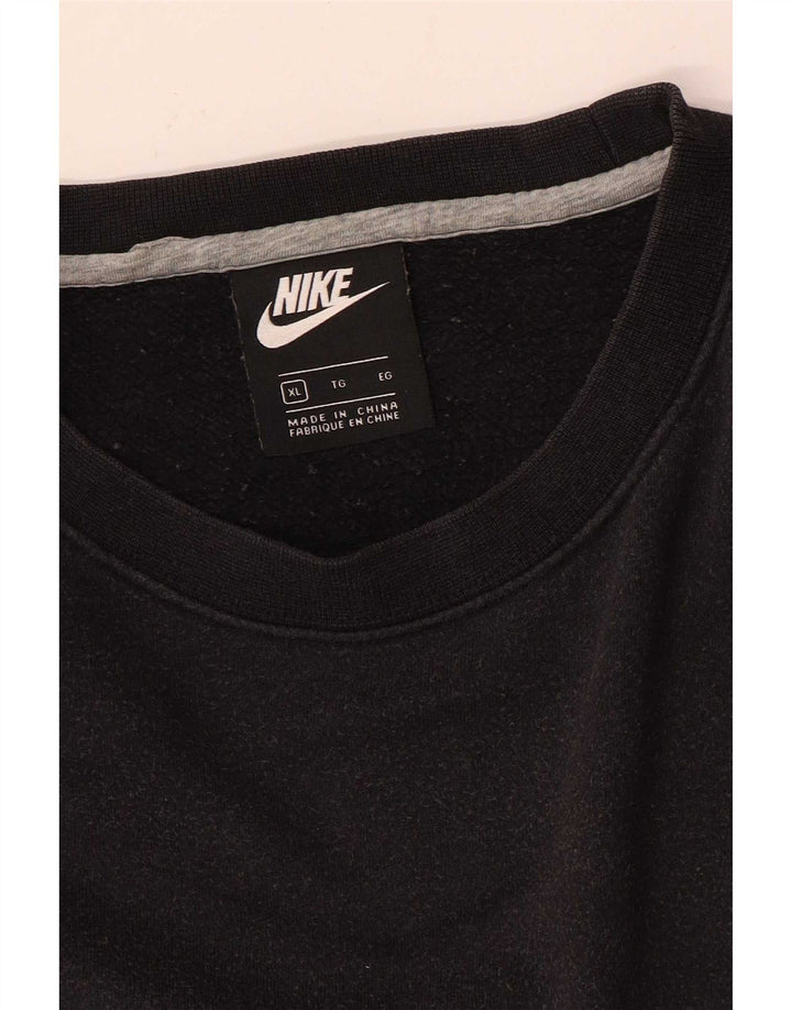 Pulover grafic pentru bărbați Nike XL, negru