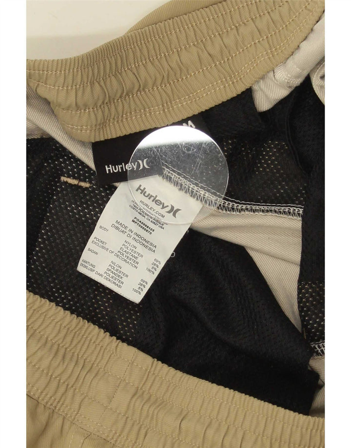 Pantaloni de jogging Dri Fit Hurley pentru bărbați, impermeabili, nailon, bej mediu
