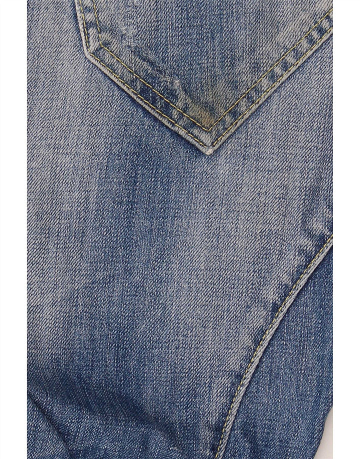 Blugi tăiați Jack & Jones pentru bărbați Cargo Distressed W30 L25 Blue