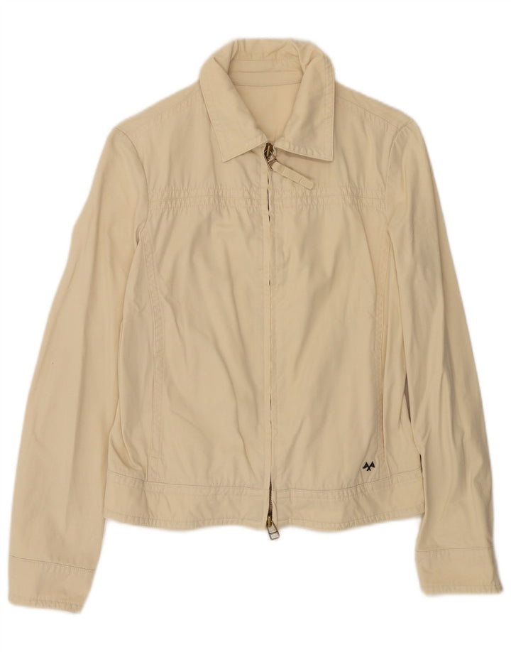 Bomber pentru femei Burberry UK 14 Medium Beige Bumbac