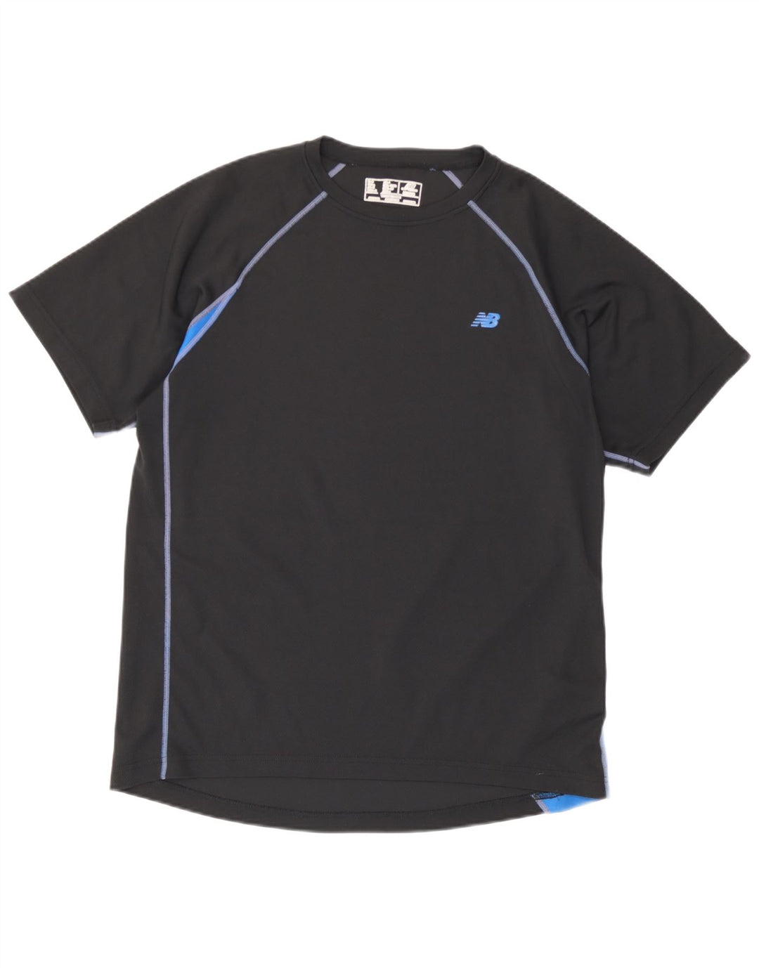 Tricou pentru bărbați New Balance Top Mediu Negru Poliester Colorblock