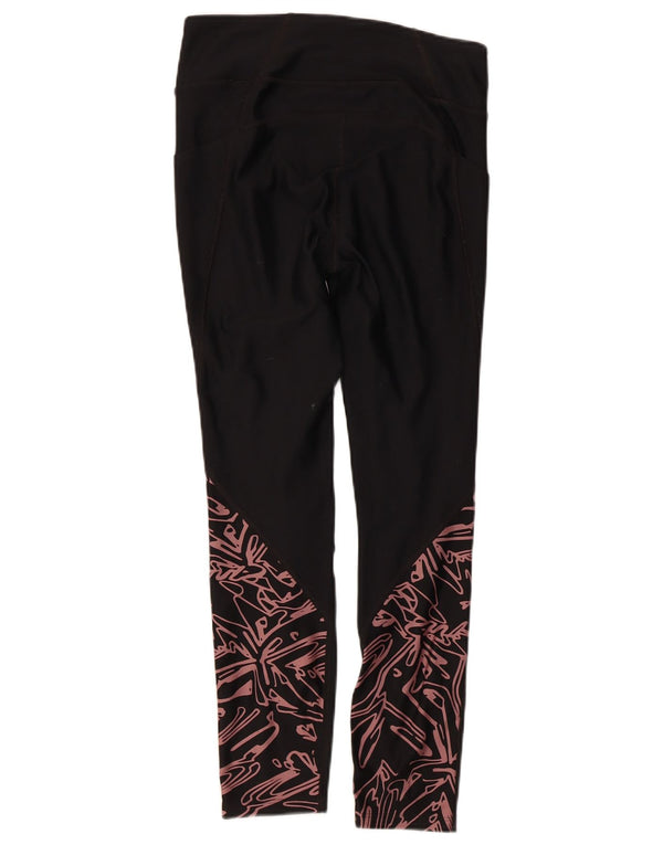 Leggings grafic Under Armour pentru femei Heat Gear UK 10 Small Black Geometric