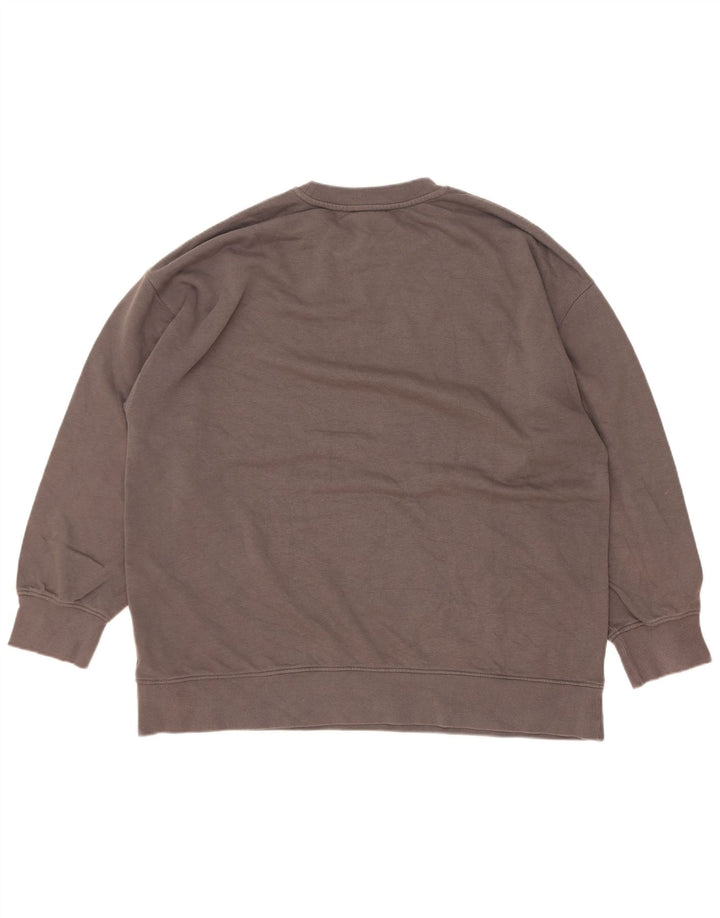 Pulover supradimensionat pentru femei Zara UK 16 mare bumbac gri