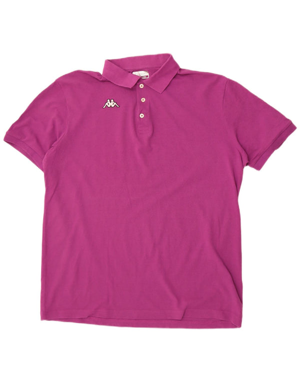 Cămașă polo pentru bărbați Kappa 3XL bumbac violet