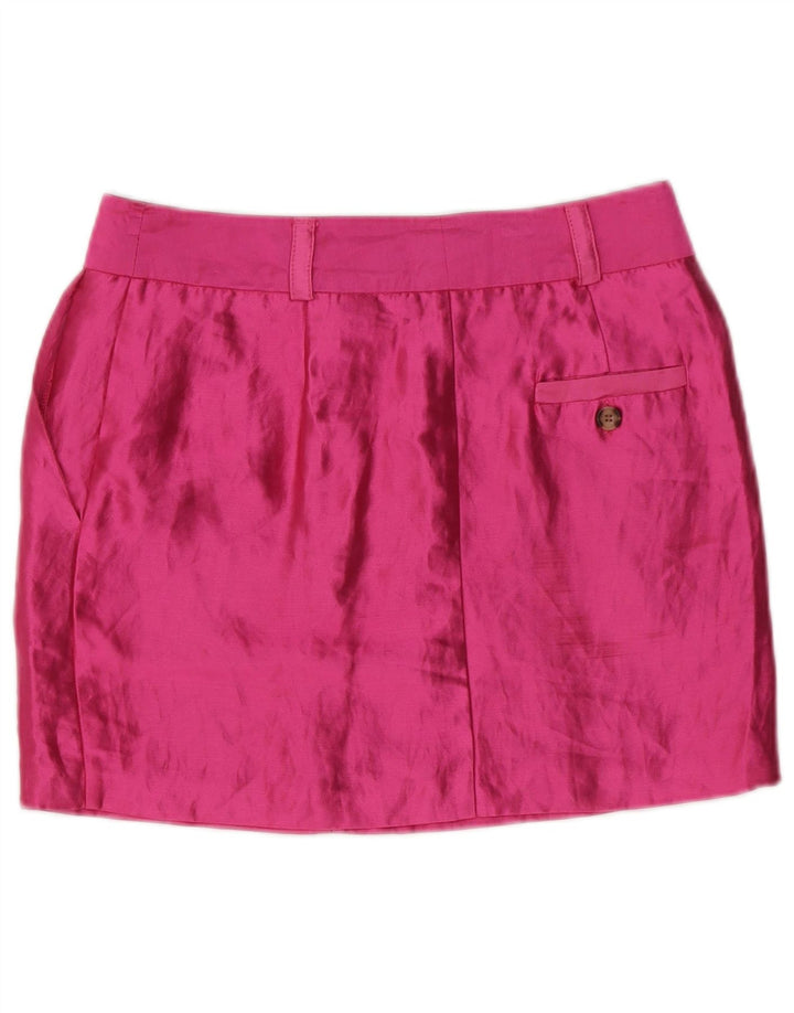 Fusta mini Topshop pentru femei UK 10 Small W30 Pink