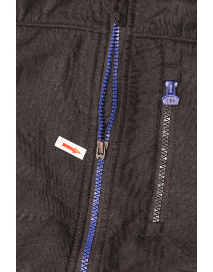 Jachetă de vânt cu glugă The Windtrekker pentru bărbați Superdry UK 38, gri mediu