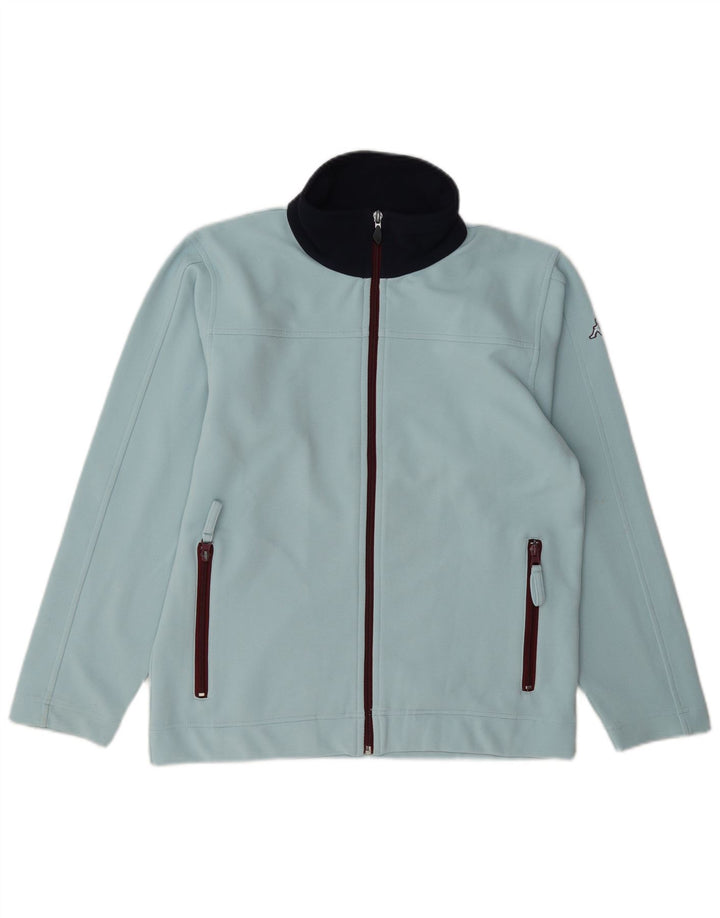 Jachetă de trening Kappa pentru femei UK 12 Medium Blue Colorblock Poliester