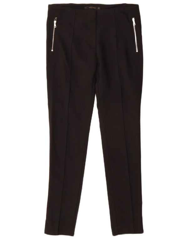 Pantaloni chino skinny pentru femei Zara Mici L26 L29 Negri