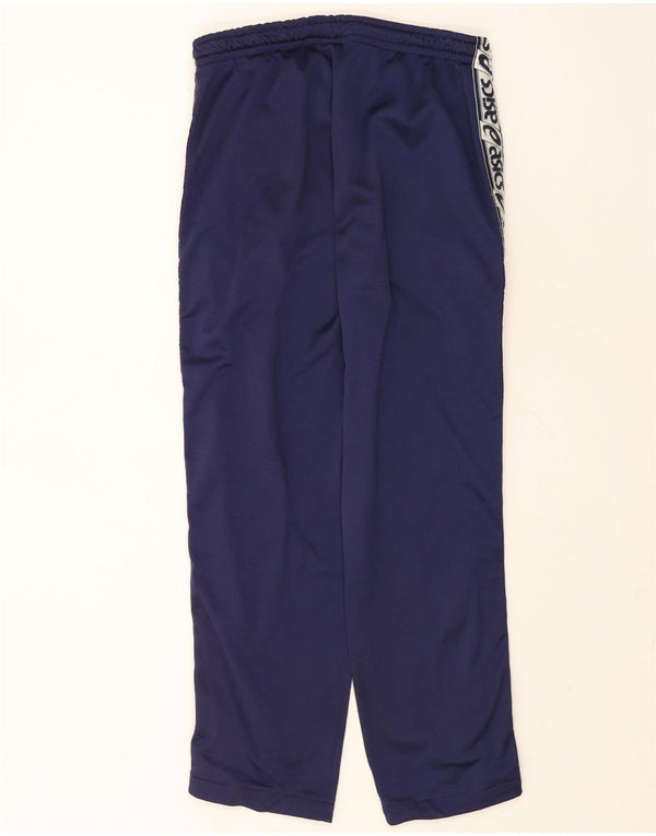 Pantaloni de trening grafic Asics pentru bărbați, mari, bleumarin, color block