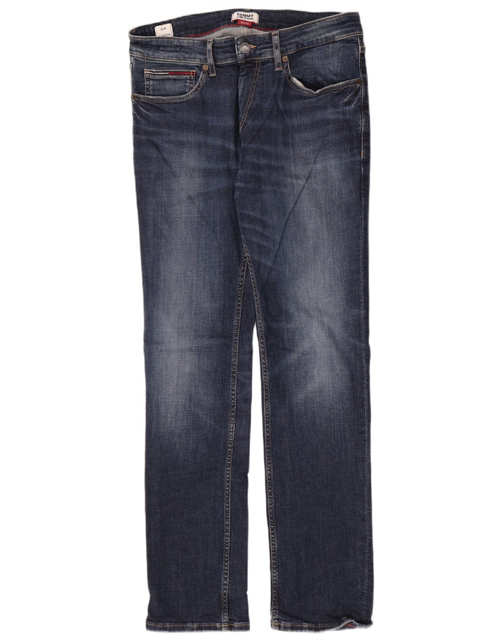 Blugi slim pentru bărbați Tommy Hilfiger W32 L32 bumbac albastru