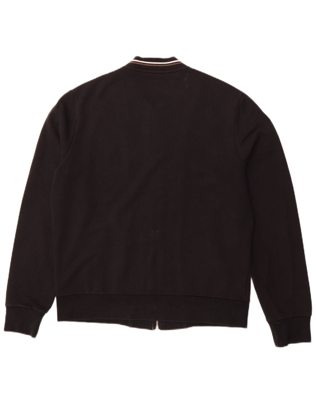 FRED PERRY Trening pentru bărbați Jachetă mare din bumbac negru