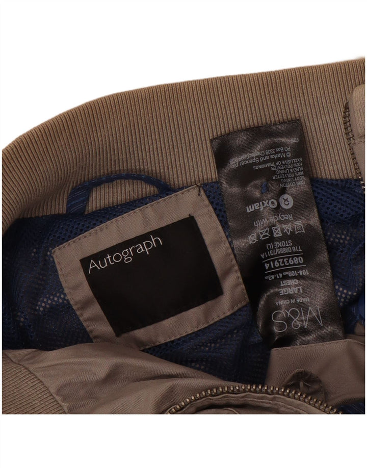 Geacă bomber pentru bărbați Marks & Spencer UK 41/43 Poliester mare gri