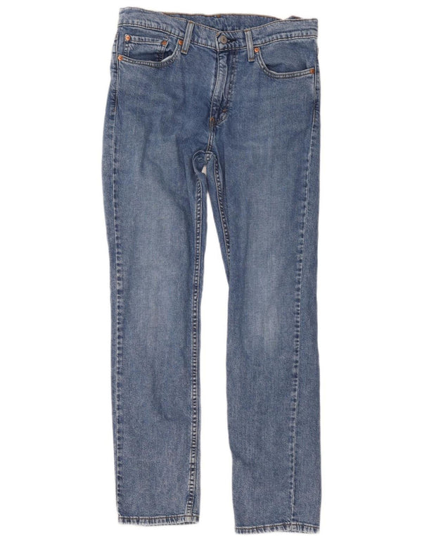 Levi's Mens 511 Slim Jeans W32 L32 Blue Cotton